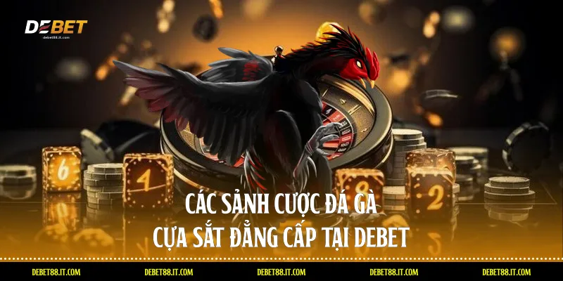 Các sảnh cược Đá gà cựa sắt đẳng cấp tại DEBET