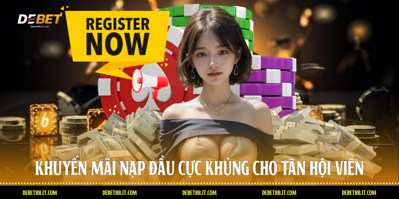 Khuyến mãi nạp đầu cực khủng cho tân hội viên