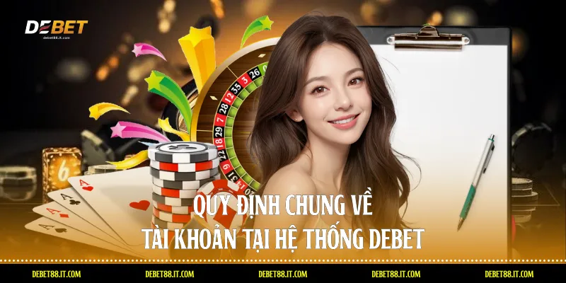 Quy định chung về tài khoản tại hệ thống DEBET