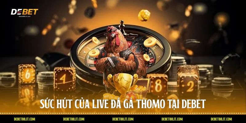 Sức hút của Live đá gà Thomo tại DEBET